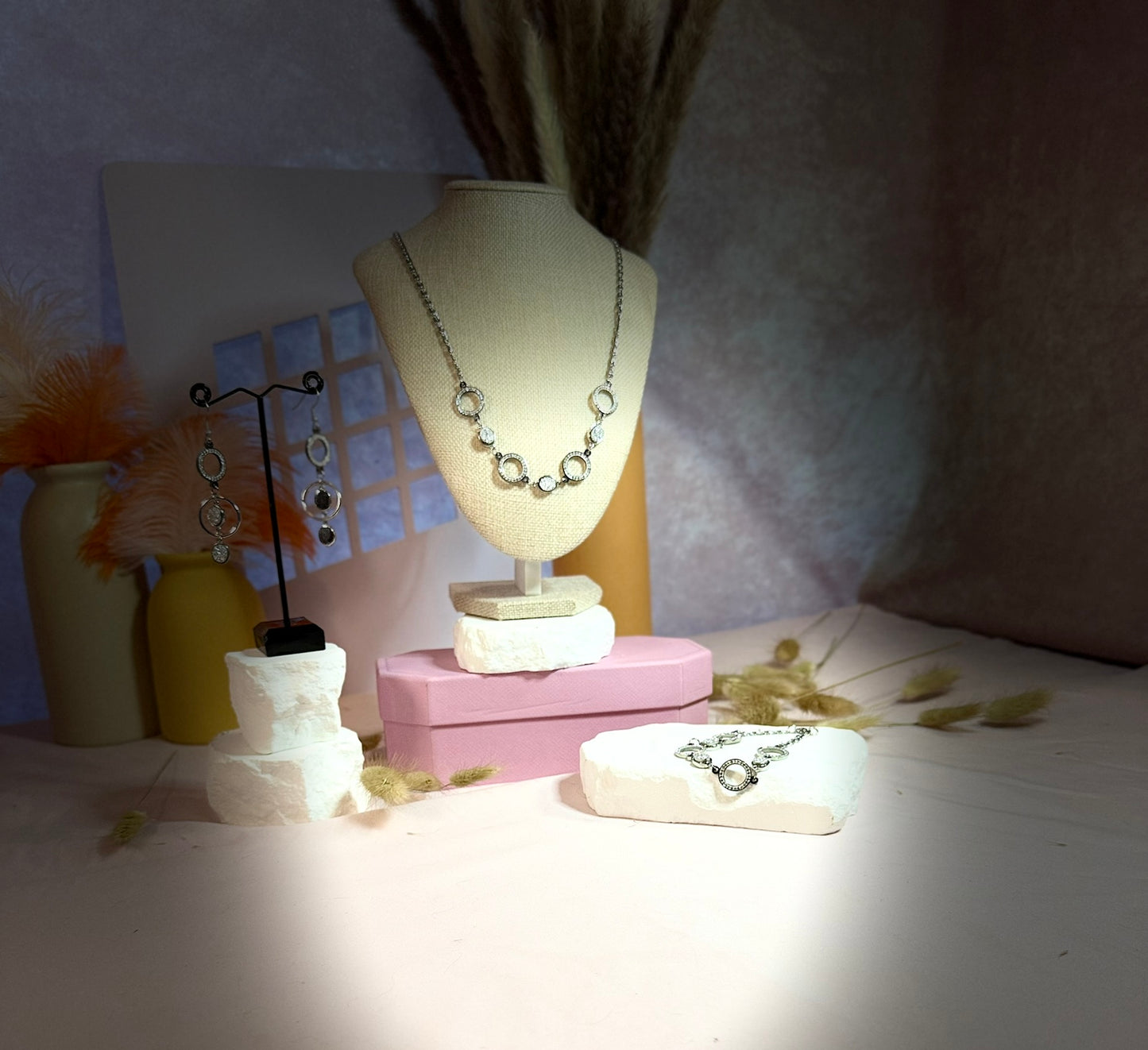Desi Silver Earrings
